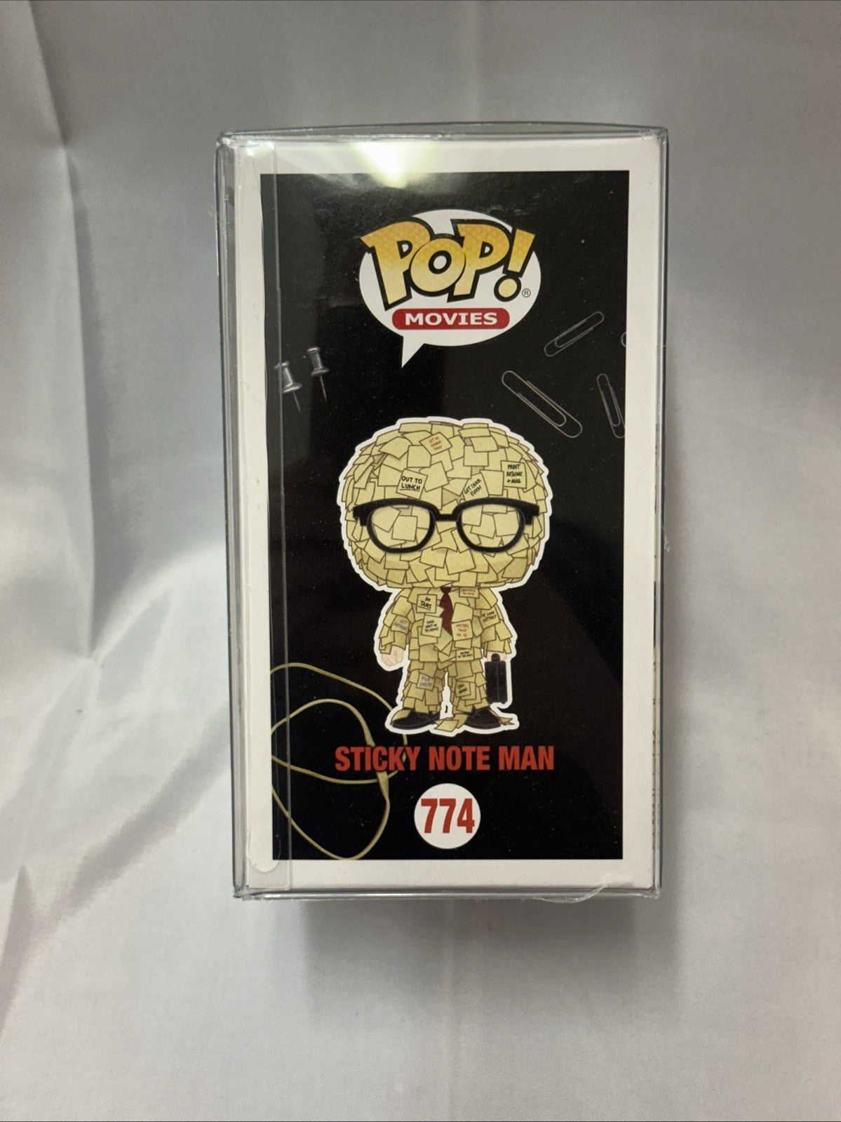 Funko Pop! Movies Office Space Sticky Note Man 774 Figure + Protector PW0130WH1
