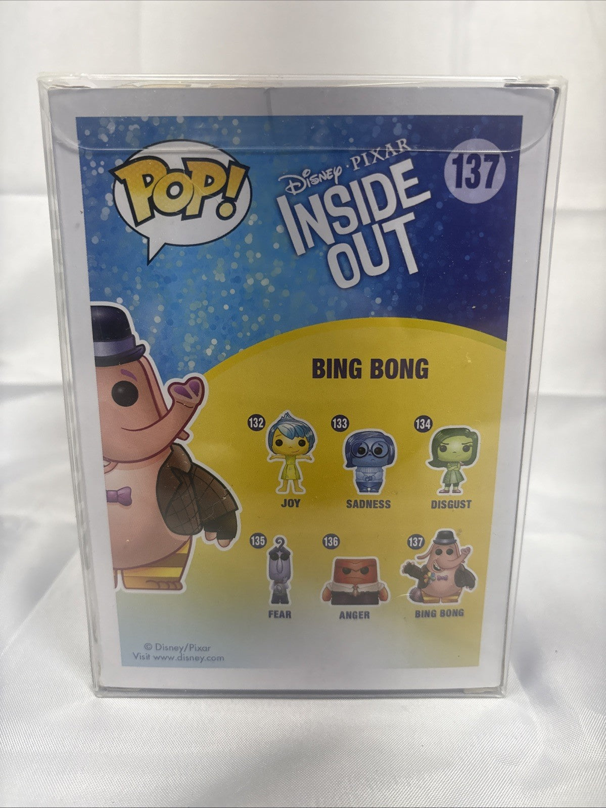 NEW Funko POP! Disney Pixar Inside Out #137 Bing Bong Vinyl - Hot Topic JJ0220JW2