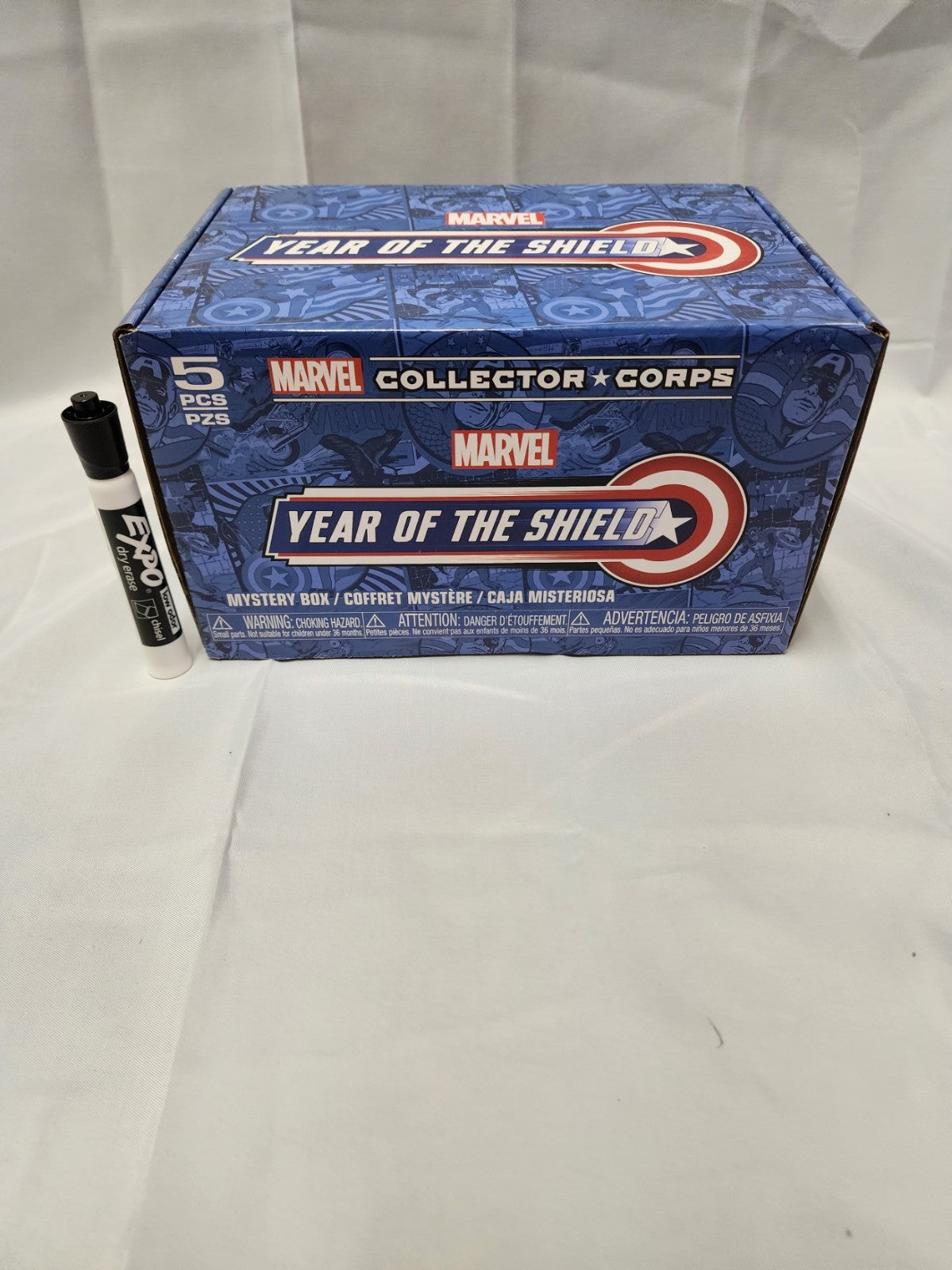 Funko Pop! Marvel: Year of The Shield Collector Corps Box- L BREE2