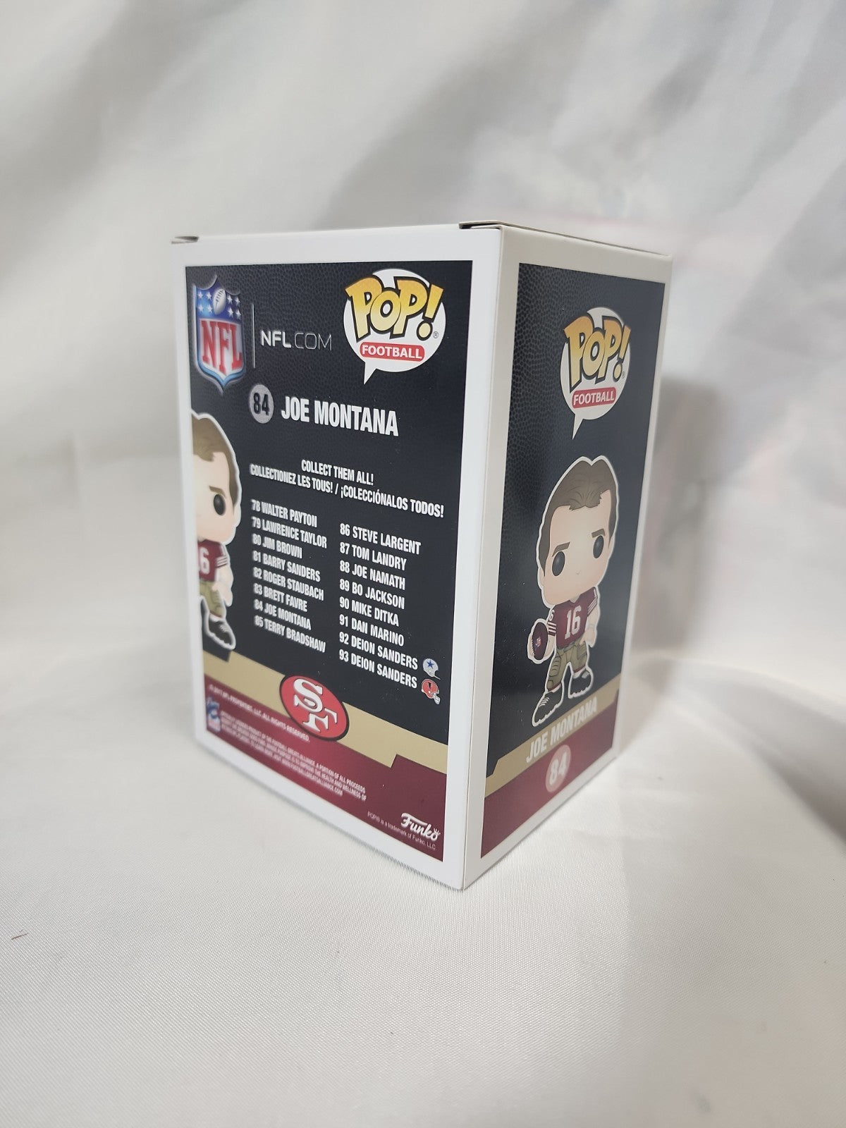 Funko Pop! Joe Montana #84 San Francisco 49ers, Home Jersey, Football, NFLJJ02102