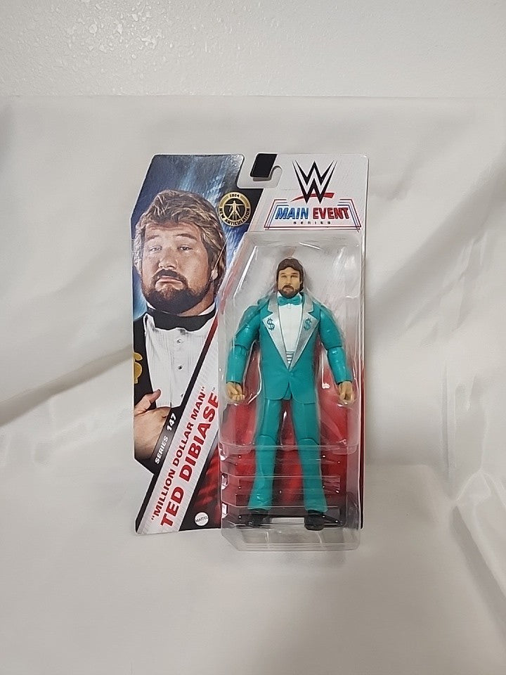 WWE Mattel Series 147 Main Event Million Dollar Man Ted DiBiase Figure,JJ-B-260