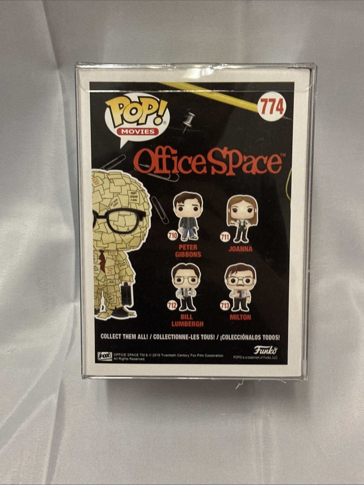 Funko Pop! Movies Office Space Sticky Note Man 774 Figure + Protector PW0130WH3