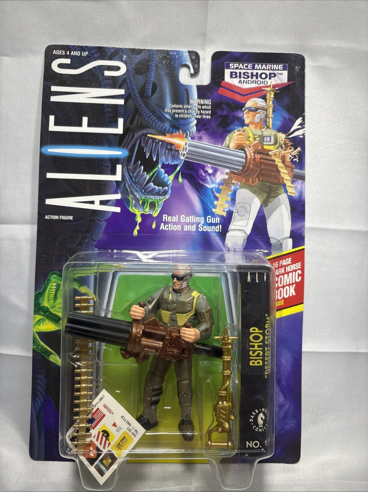 1992 Kenner Aliens Space Marine BISHOP Action Figure NEW NICE JJ0210JW0