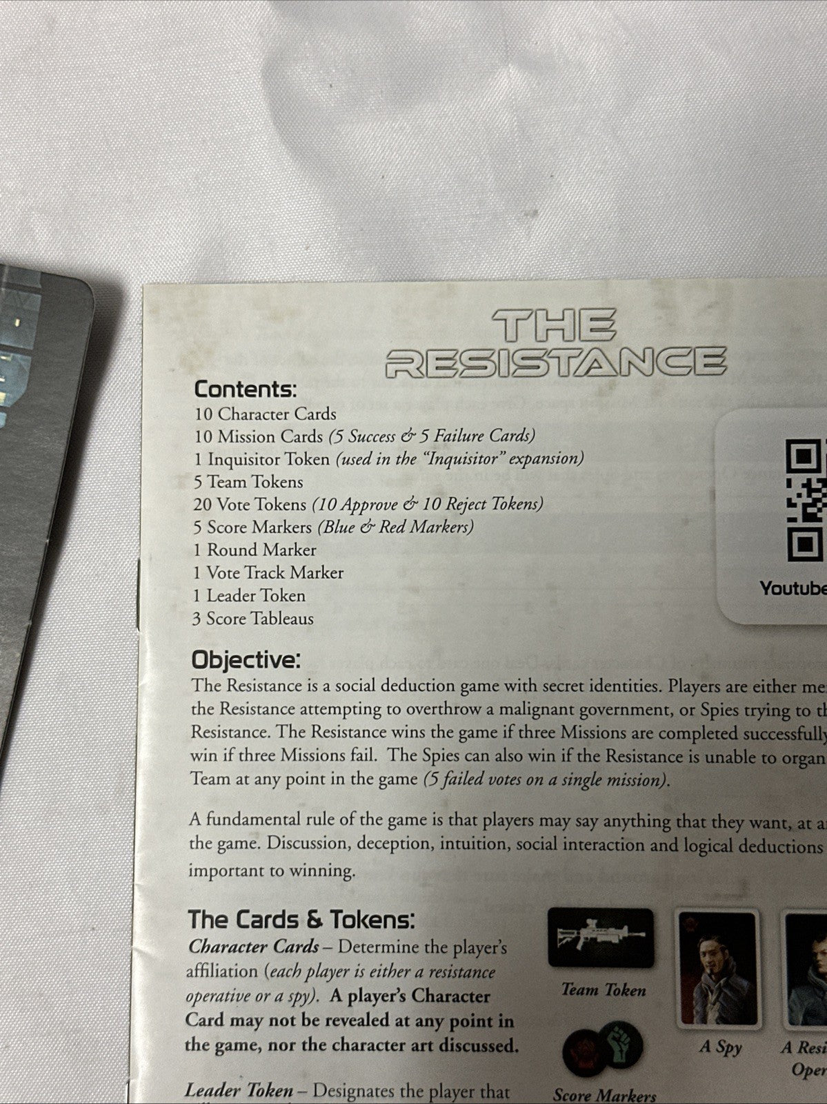 The Resistance The Dystopian Universe Strategy Card Game COMPLETE MR1810W3