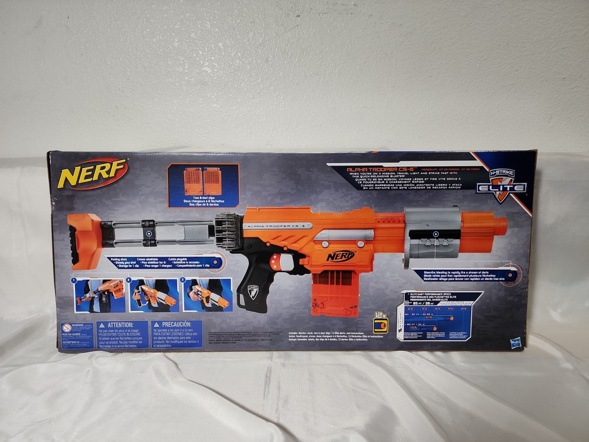 Nerf Elite XD Alpha Trooper CS-6 Mission Kit Kohl’s Exclusive,JJ-B-241
