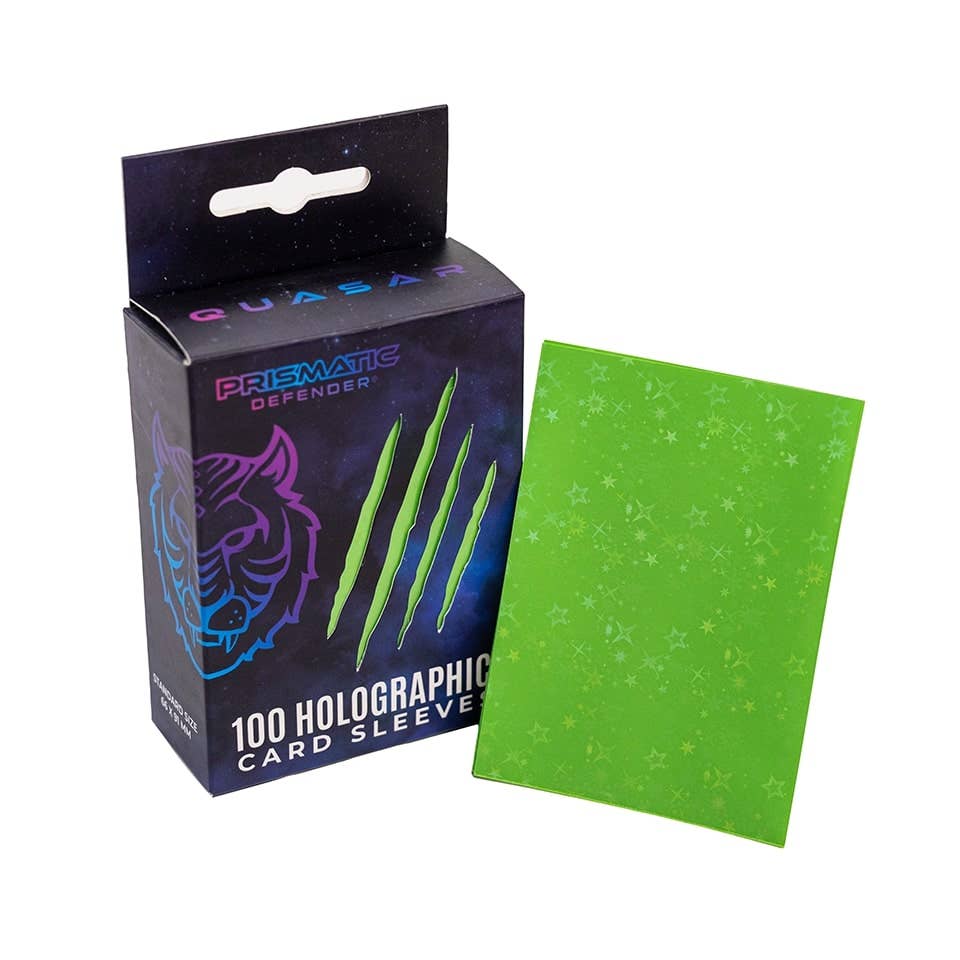 Prismatic Defender: Holographic Card Sleeves - Standard Size - 3 Foil Designs