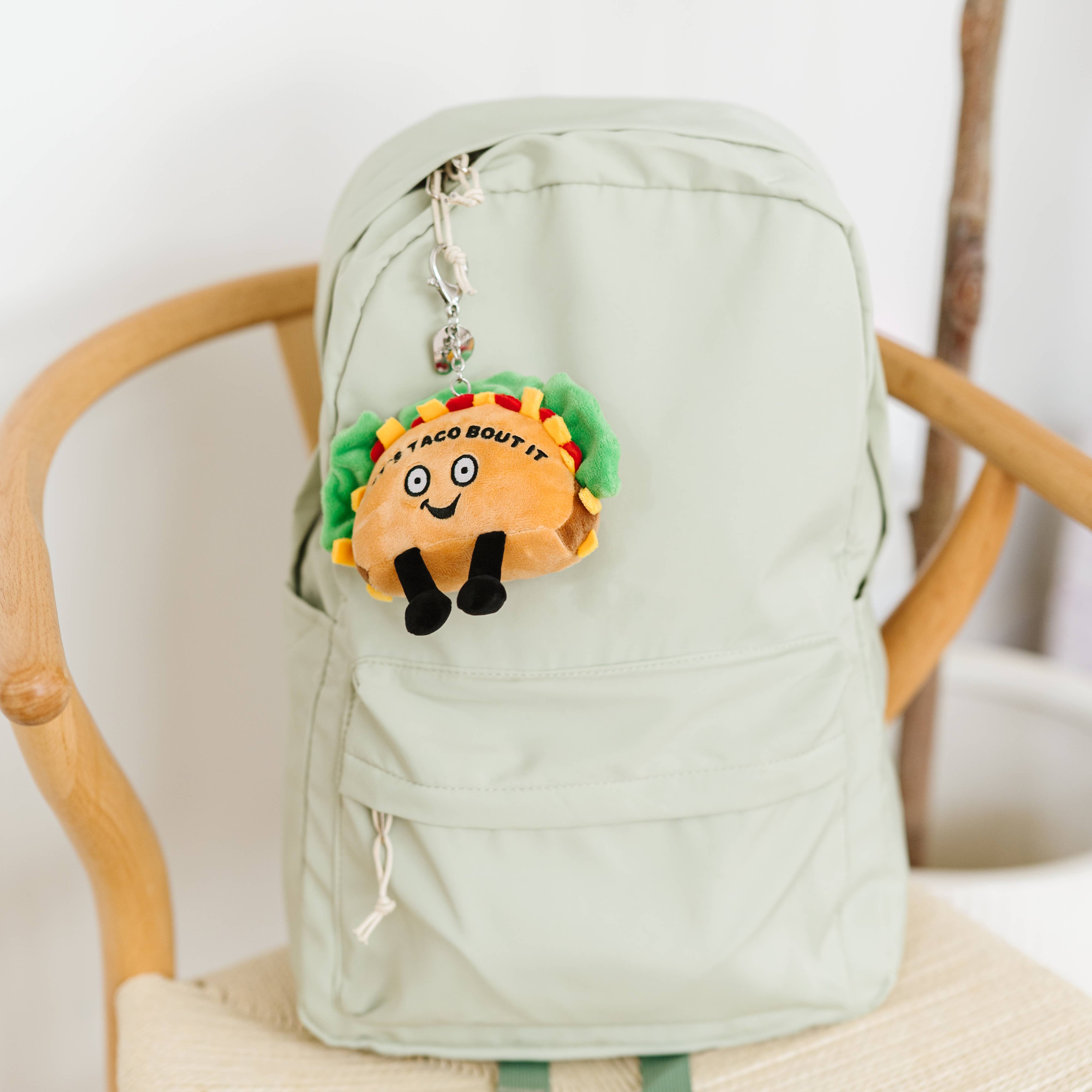 Taco Plush Bag Charm Soft Cuddly Toy Funny Cute Gift Animal