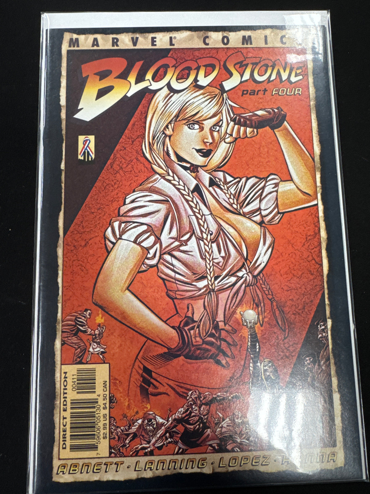 Bloodstone No. 4 (March 2002) – Marvel Comics – Direct Edition – Series Finale
