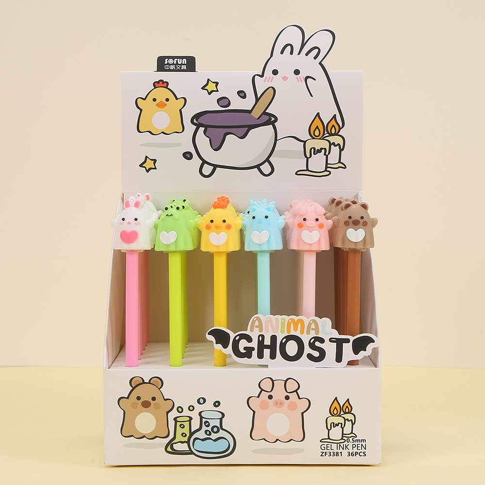 ANIMAL GHOST GEL PEN