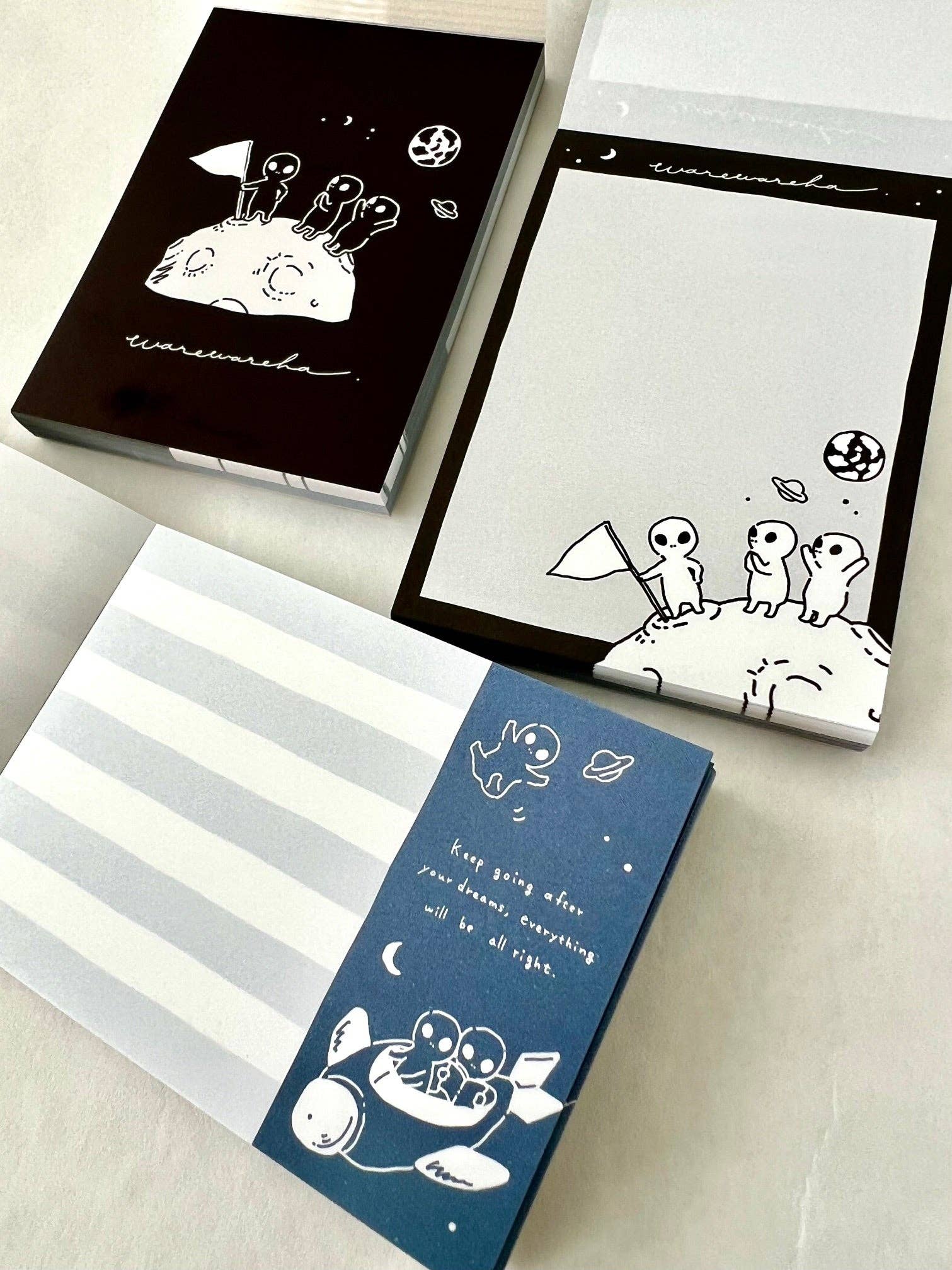 113692 CRUX Alien Landing Mini Notepad-10