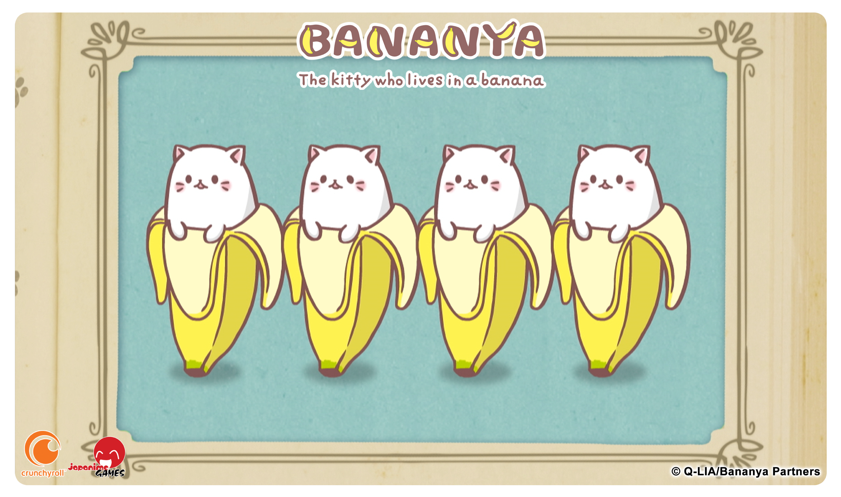 Officially Licensed Bananya Playmat - Bananya Line
