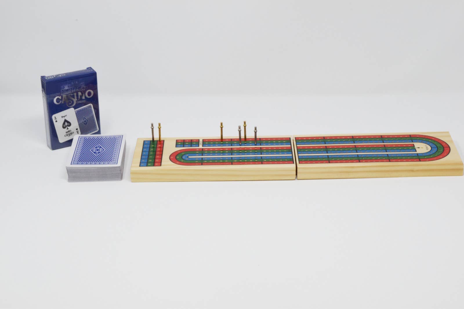 Juego de mesa plegable Cribbage Classic de 3 pistas