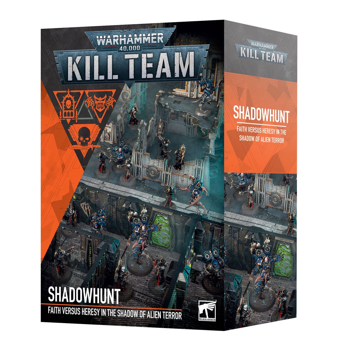 Warhammer 40000 Kill Team Shadowhunt Faith Versus Heresy In The Shadoq Of Alien Terror