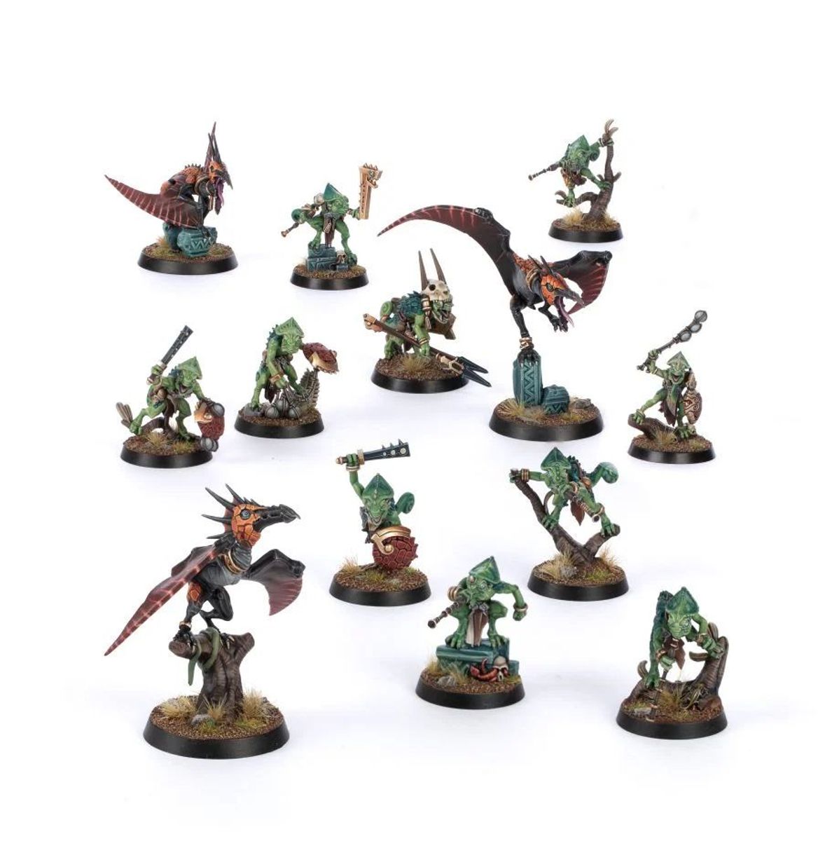 Warhammer Age of Sigmar: Seraphon Spearhead Merodeadores de Sangre Solar