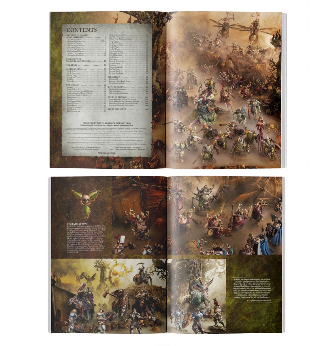Warhammer Age Of Sigmar Maggotkin Of Nurgle Battletome