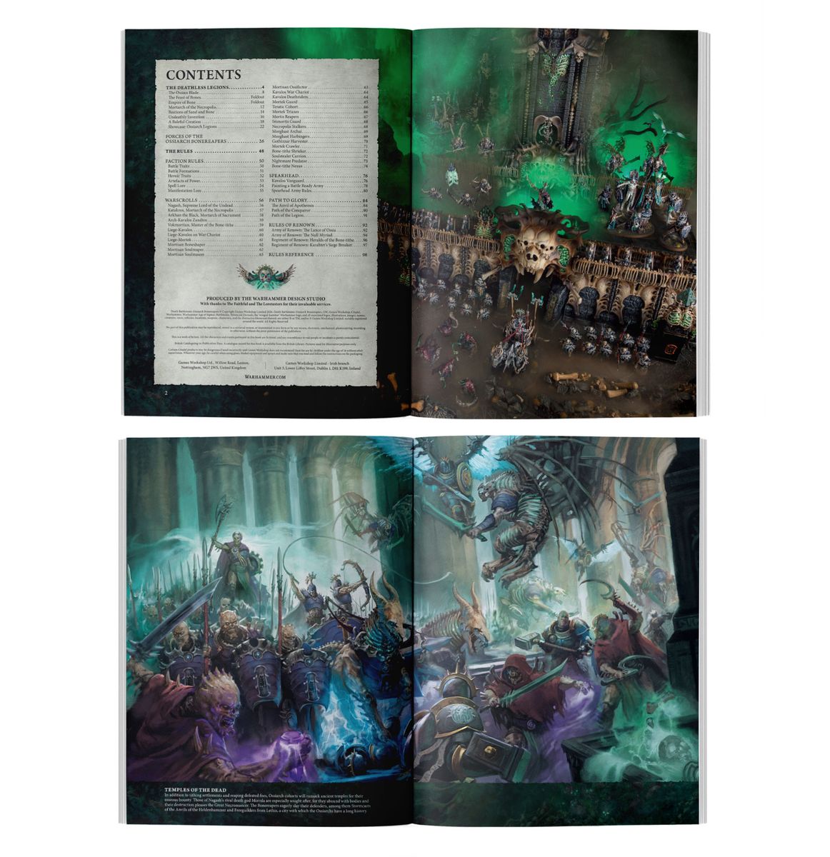 Warhammer Age Of Sigmar Ossiarch Bonereapers Death Battletome