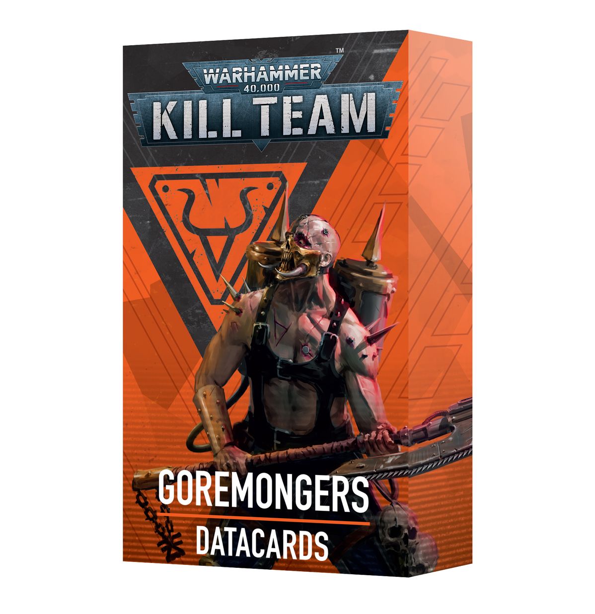 Tarjetas de datos de los Goremongers del Kill Team de Warhammer 40000 (INGLÉS)
