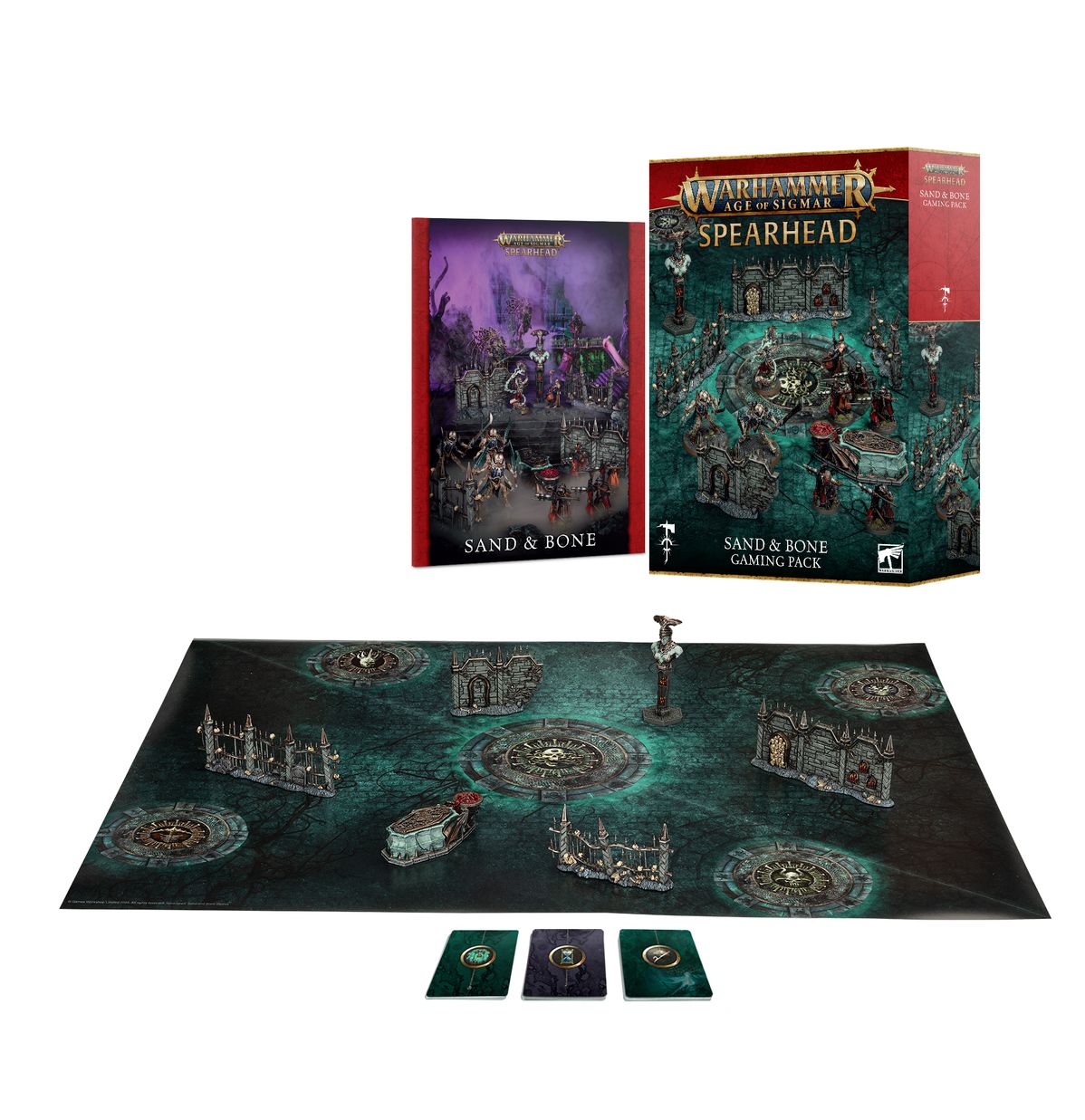 Warhammer Age of Sigmar: Sand and Bone Gaming Pack (ENG)