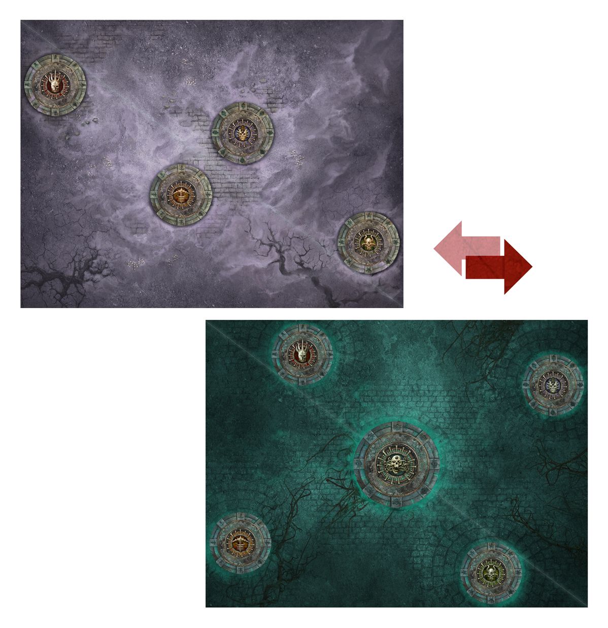 Warhammer Age of Sigmar: Paquete de juego de arena y hueso (INGLÉS)