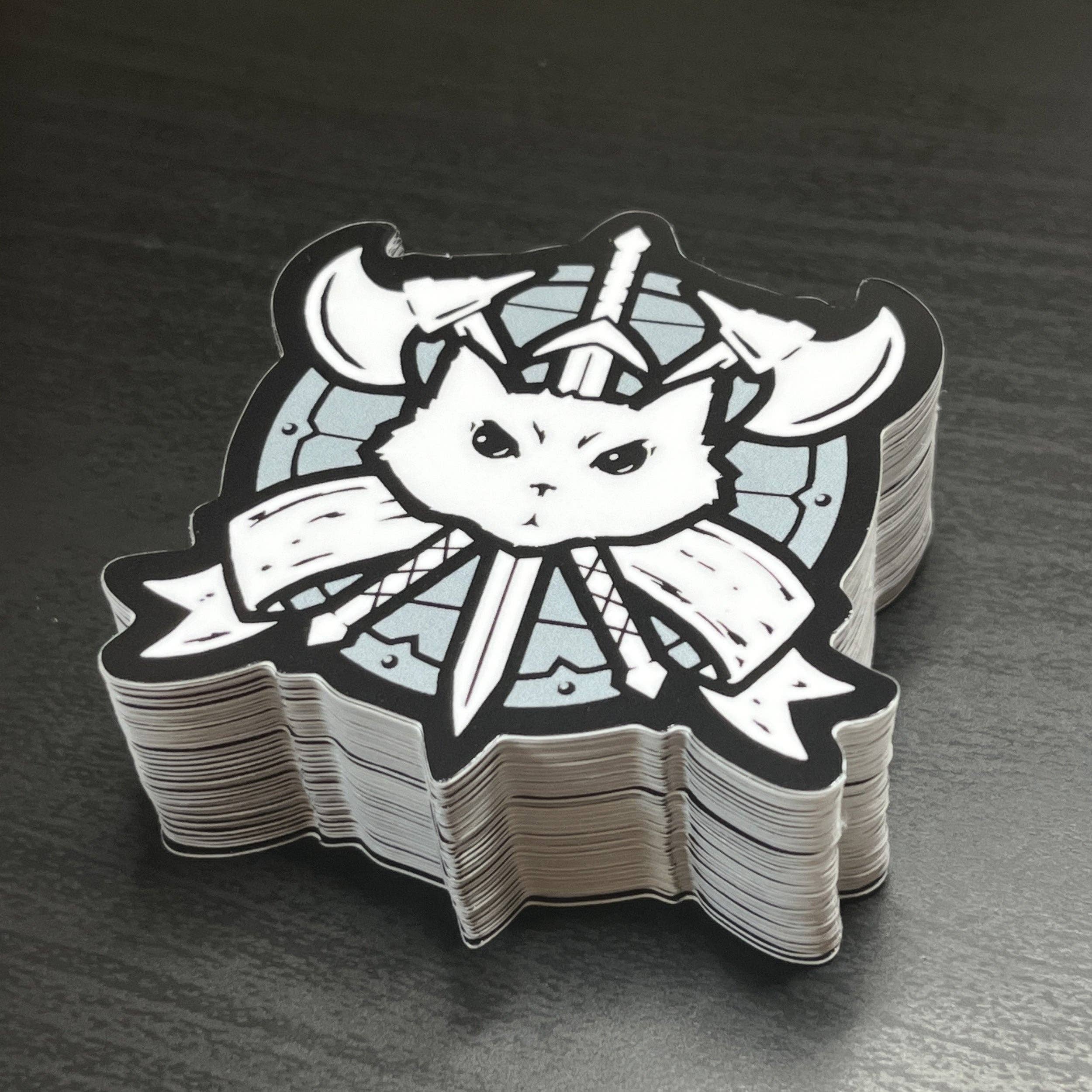 Pegatinas de luchador - 3 pulgadas