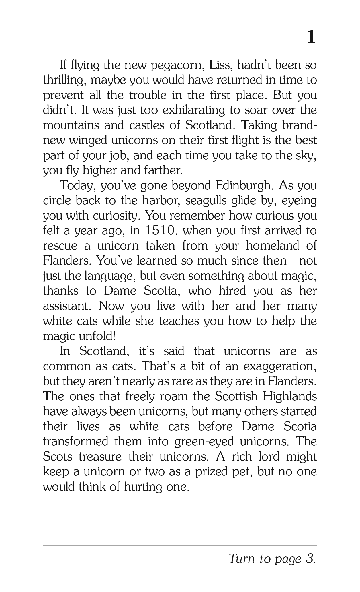 The Flight of the Unicorn, Children's Book
