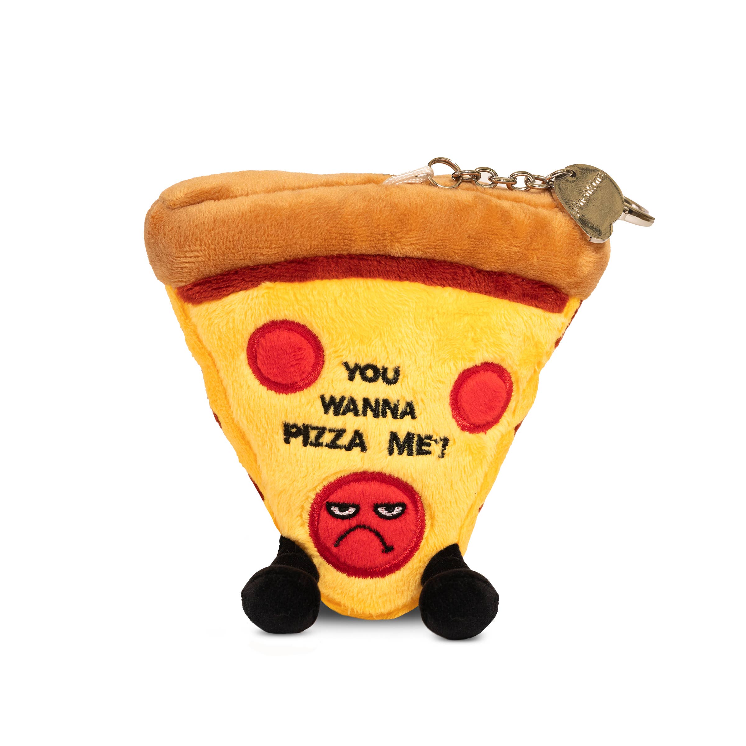 Funny Pizza Plush Bag Charm Soft Cuddly Toy Cute Gift