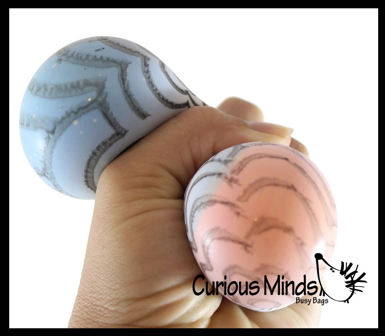 Nee-Doh Press-Doh Blank Black and White Color Changing Soft