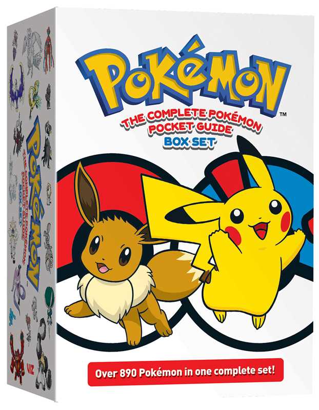 Pokémon: La caja completa de la guía de bolsillo de Pokémon de