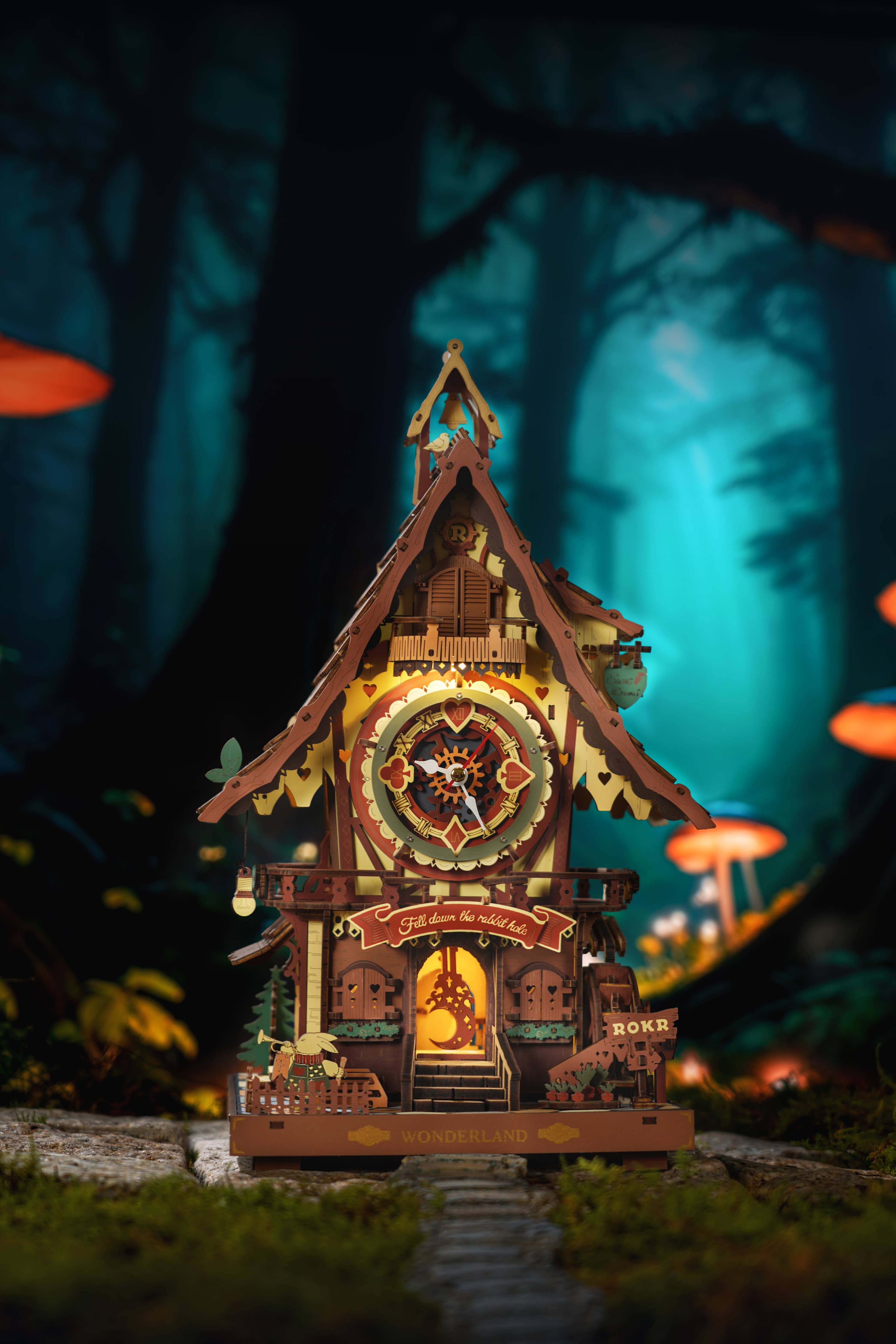 LC901C ROKR Cuckoo Clock Mechanical 3D Wooden Puzzles