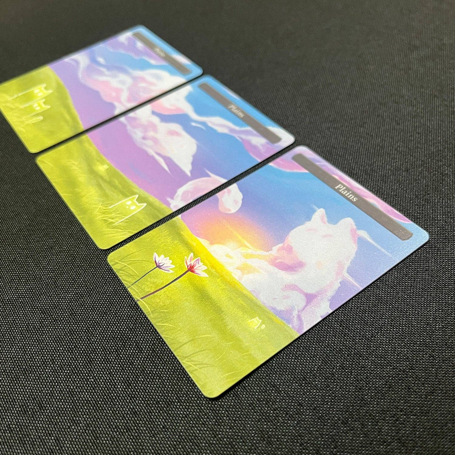 Cavernas y Calicos Mana Cats Plains - Conjunto de representación de tierras