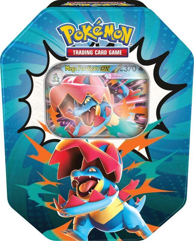 Pokemon TCG: Mega Evolution - Ascended Heroes Mega Feraligatr Tin