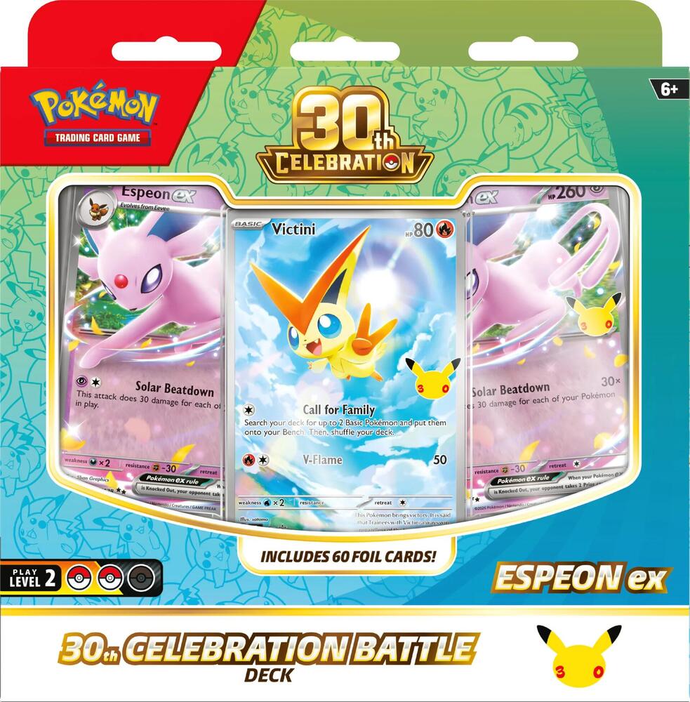 Pokemon TCG: 30TH Celebration Battle Deck : Espeon ex