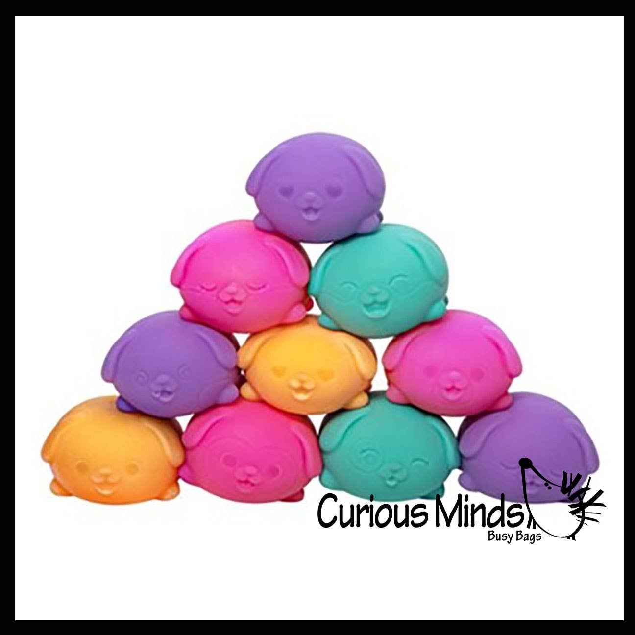 NeeDoh Teenie Dog Funky Pup Groovy Soft Doh Filled Stretch B