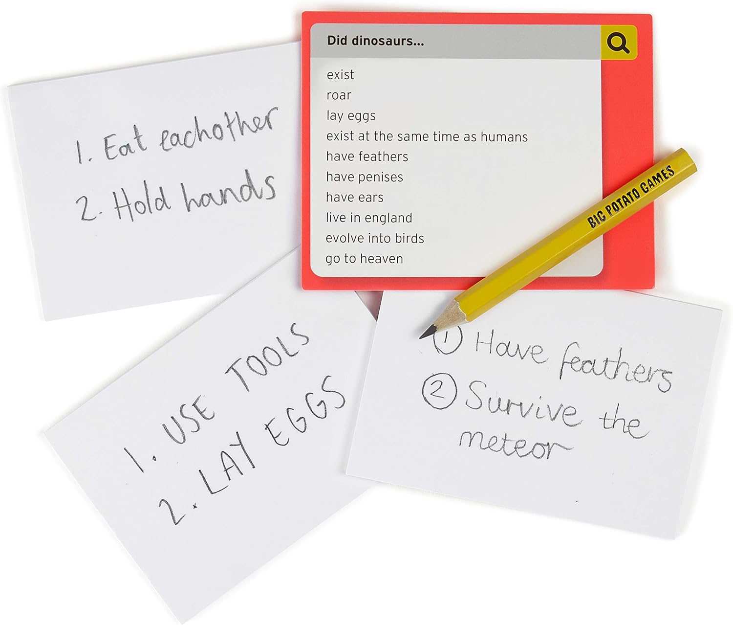 Un juego sobre cosas raras que buscan los humanos