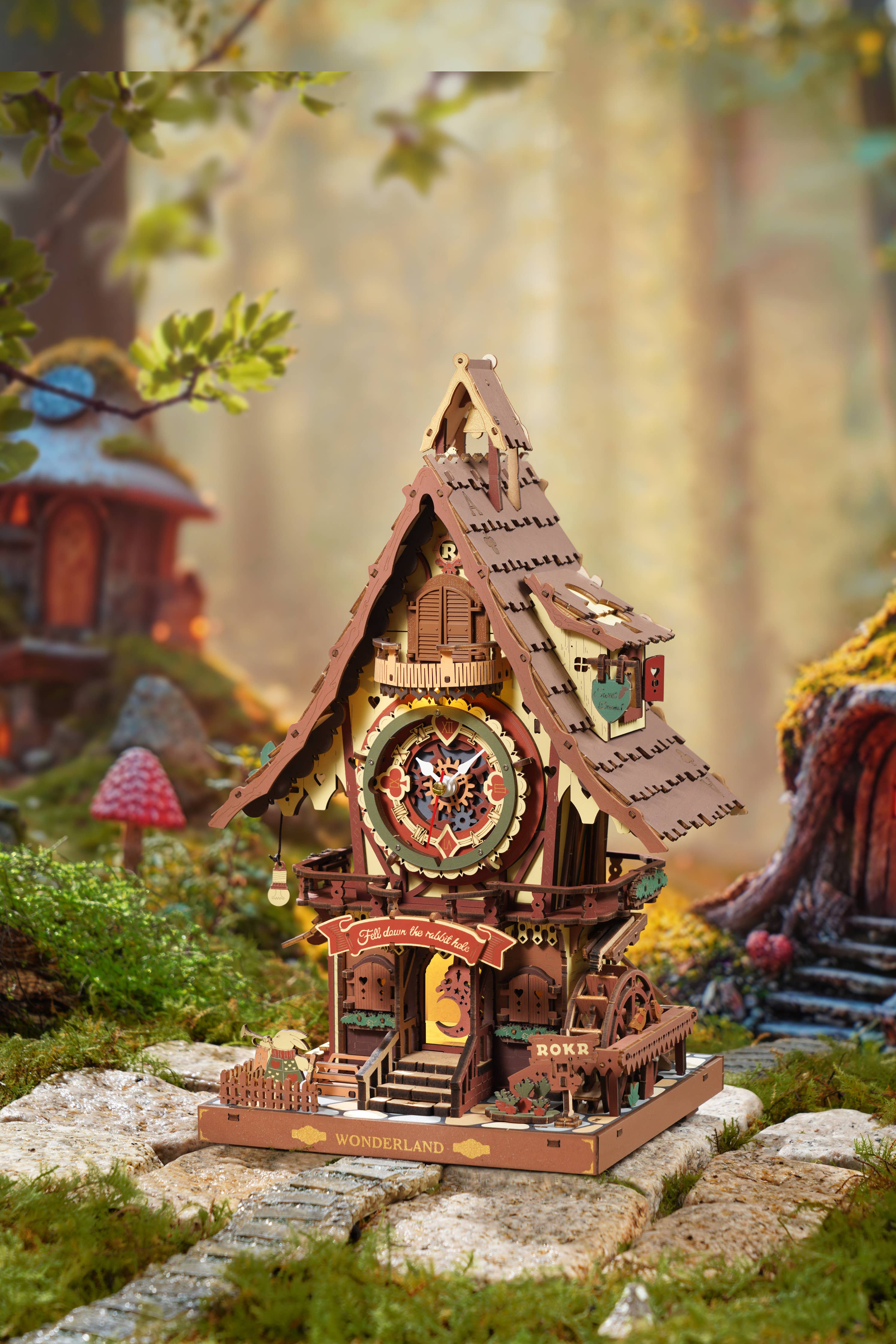 LC901C ROKR Cuckoo Clock Mechanical 3D Wooden Puzzles