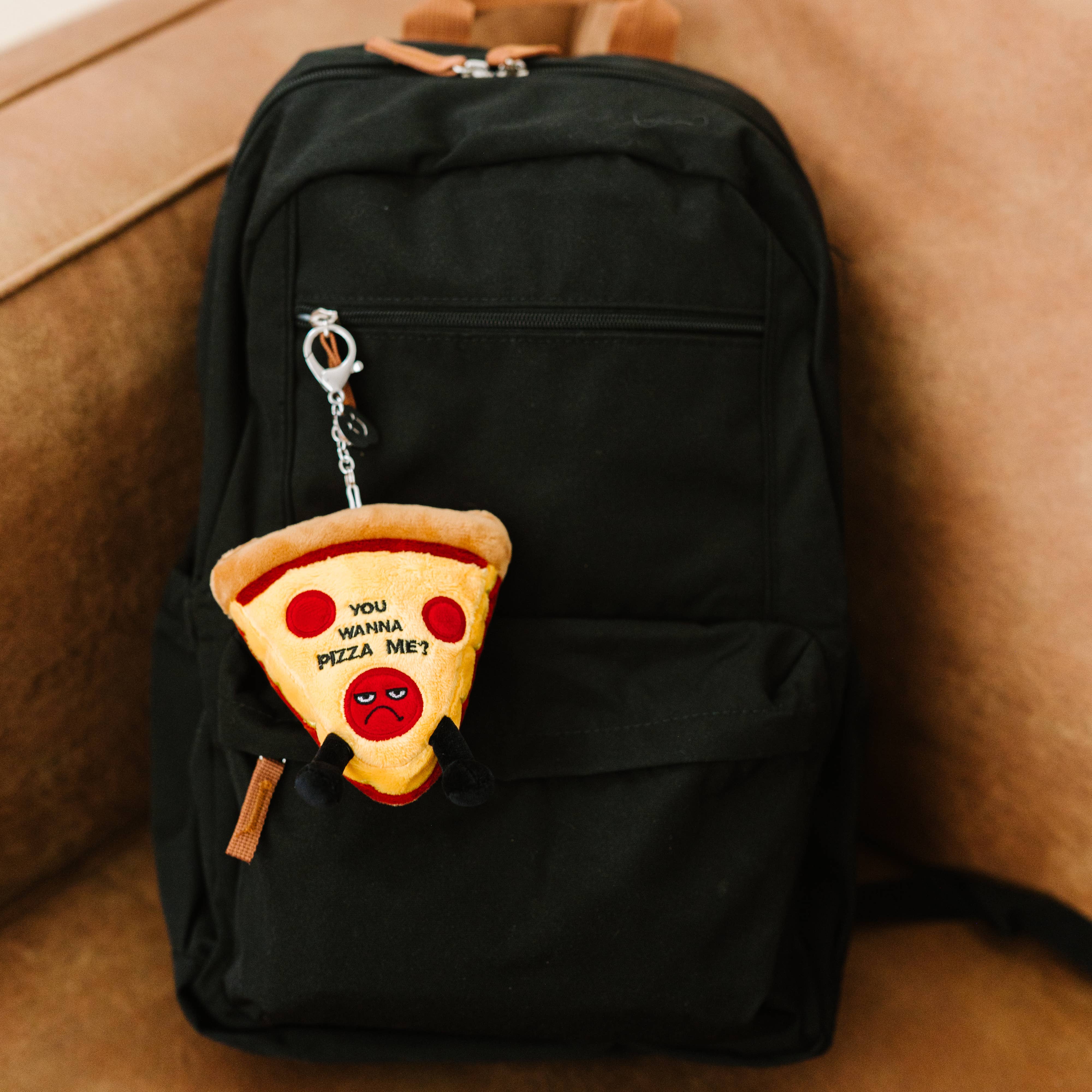 Funny Pizza Plush Bag Charm Soft Cuddly Toy Cute Gift