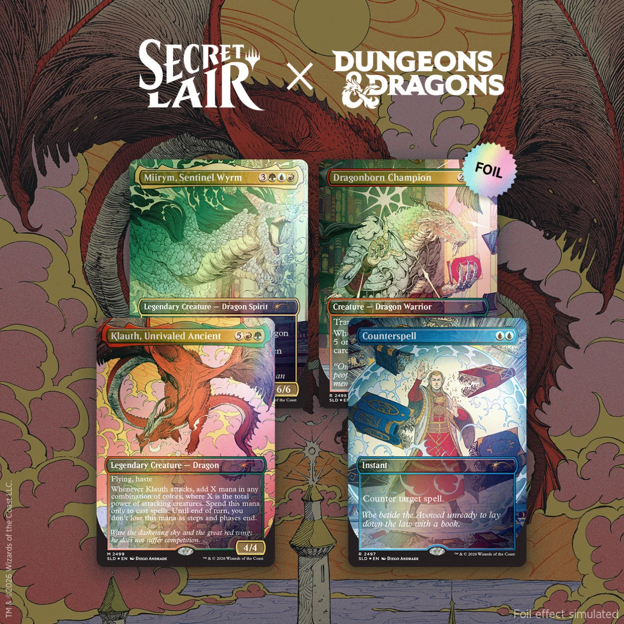 Magic the Gathering: Secret Lair Drop Series - Whispers in Candlekeep - FOIL