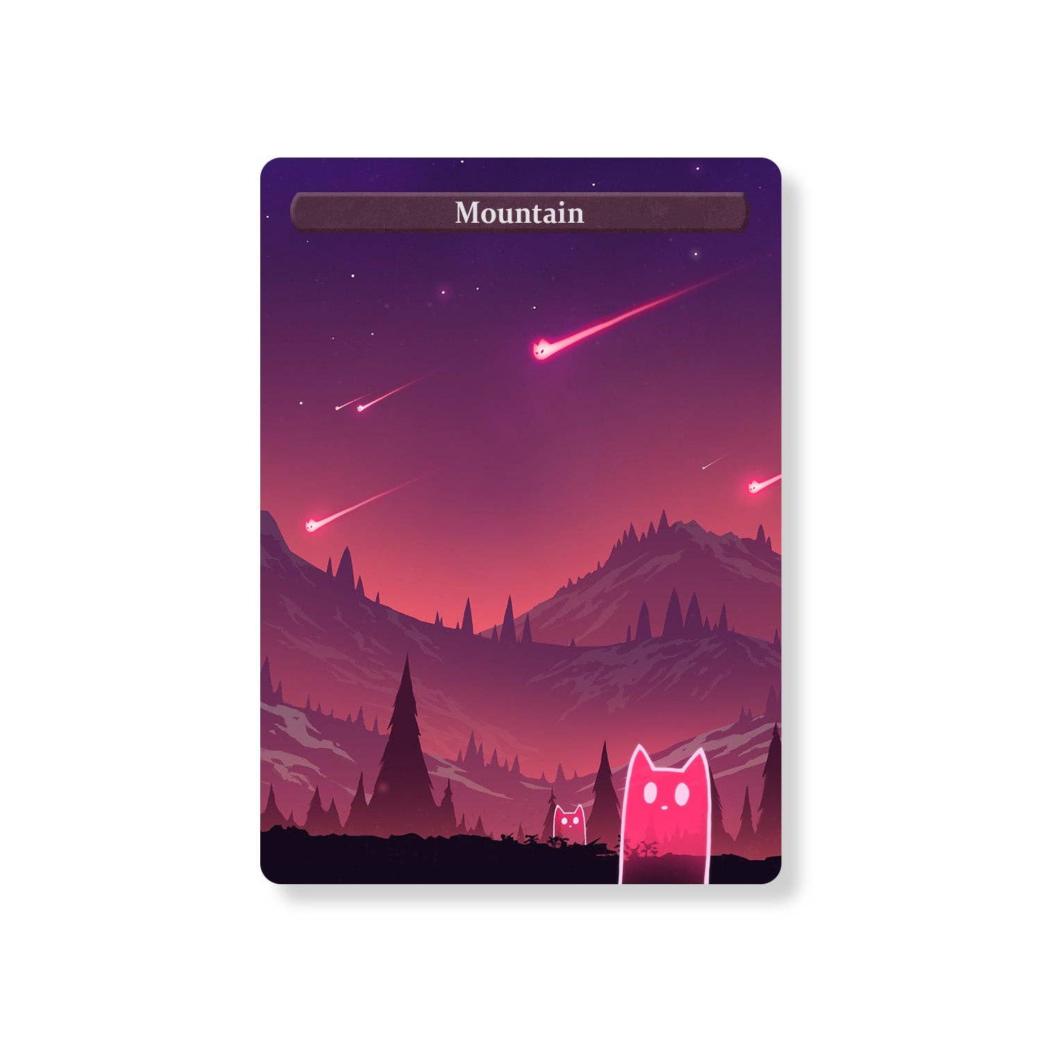 Cavernas y Calicos Mana Cats Mountain - Conjunto de representación de tierras