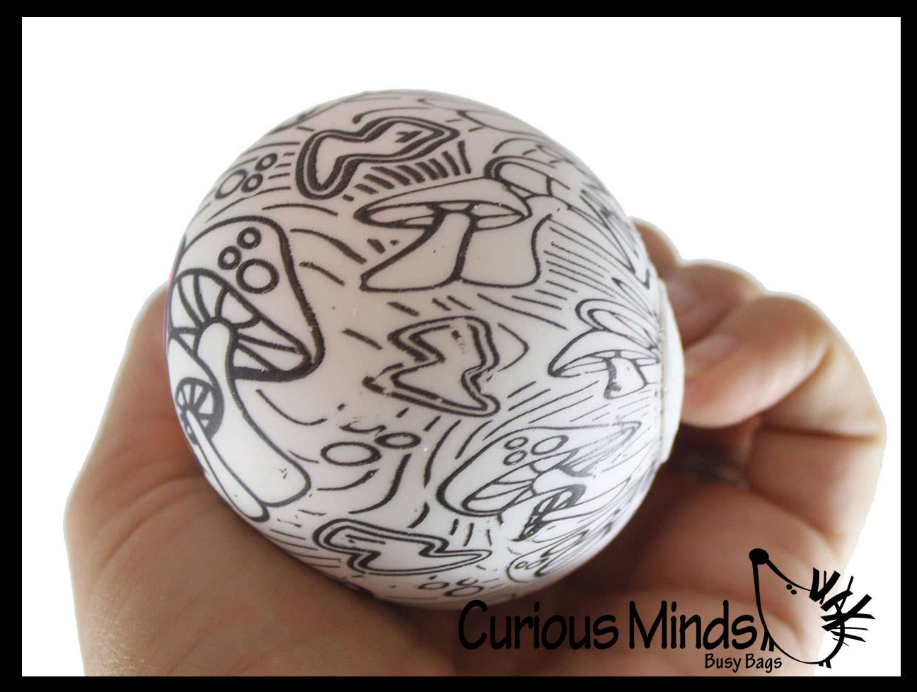 Nee-Doh Press-Doh Blank Black and White Color Changing Soft