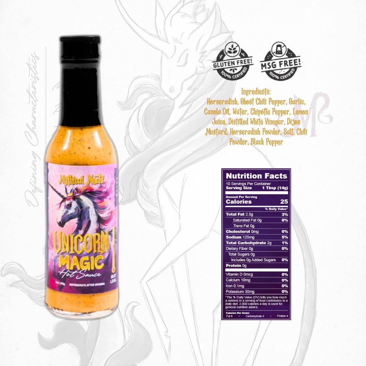 Mythical Meats® Hot Sauces - Case of 6
