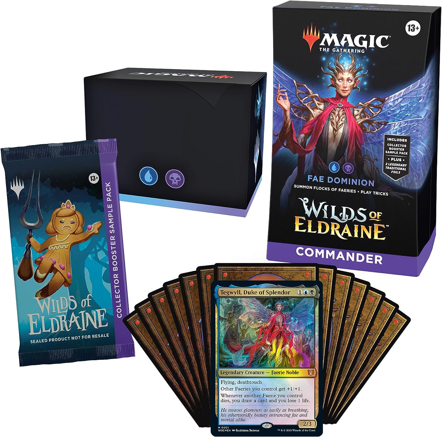 Magic: The Gathering: Mazo de comandante de Tierras salvajes de Eldraine