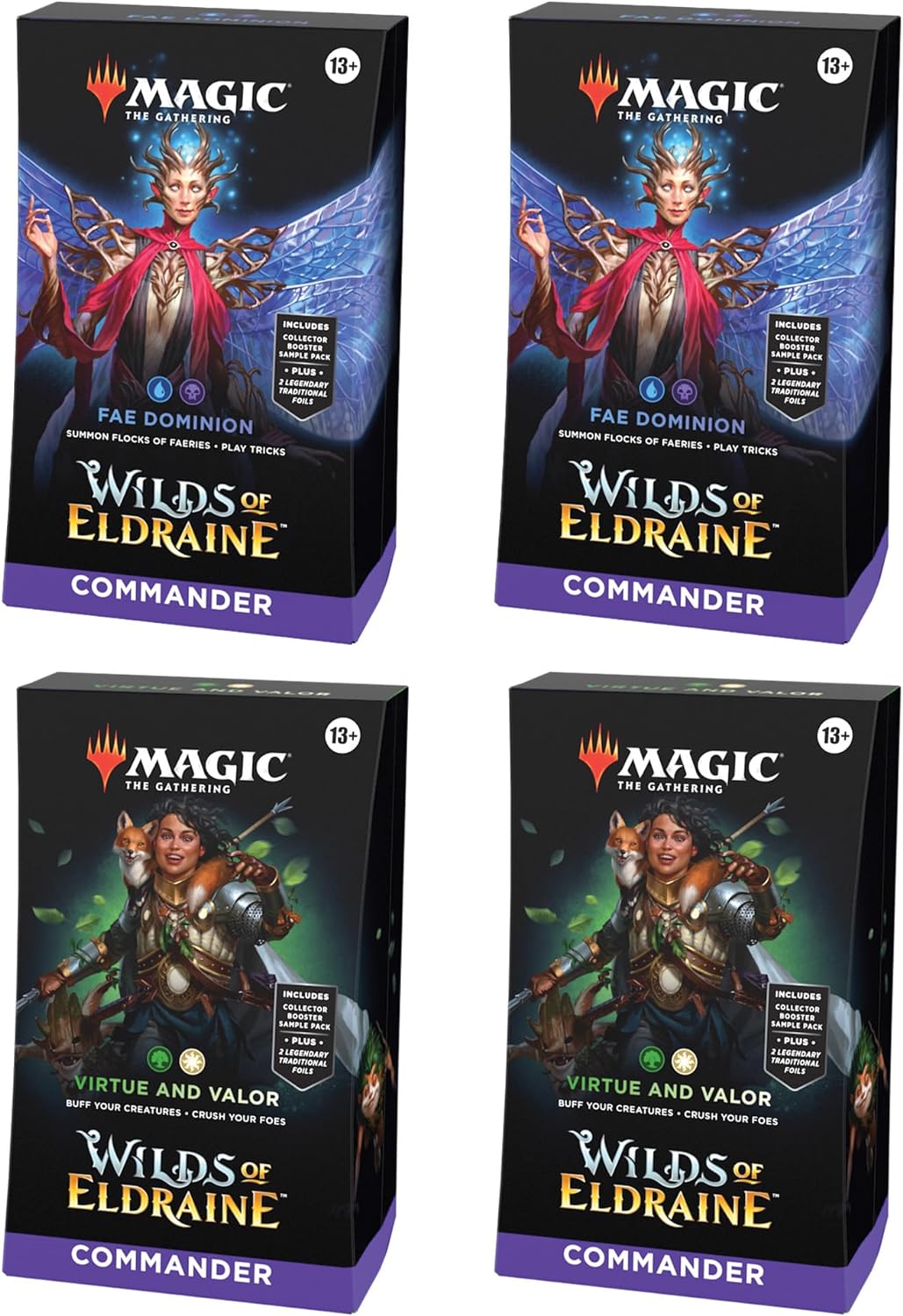 Magic: The Gathering: Mazo de comandante de Tierras salvajes de Eldraine
