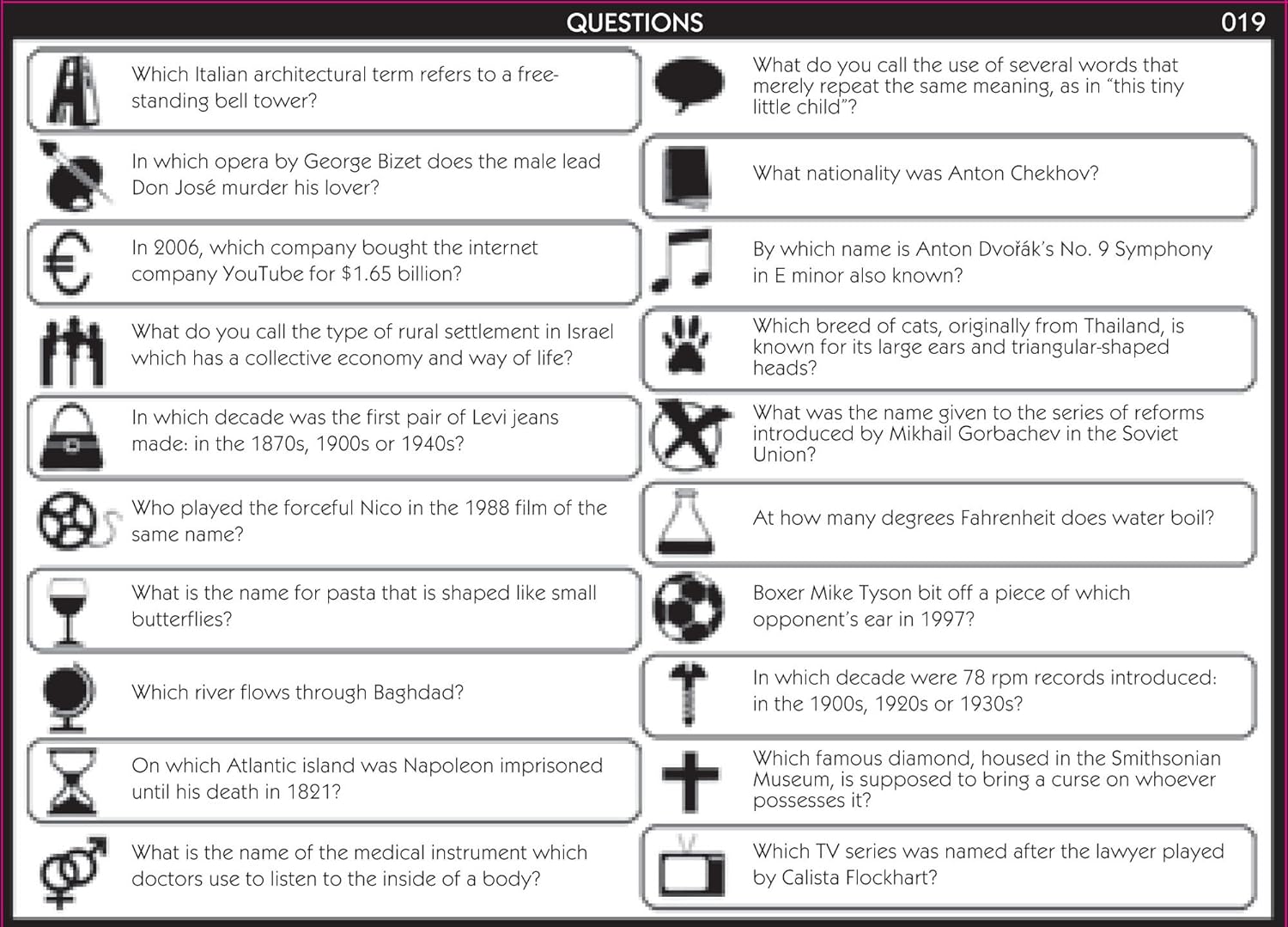 Juego de mesa de trivia BEZZERWIZZER (usado)
