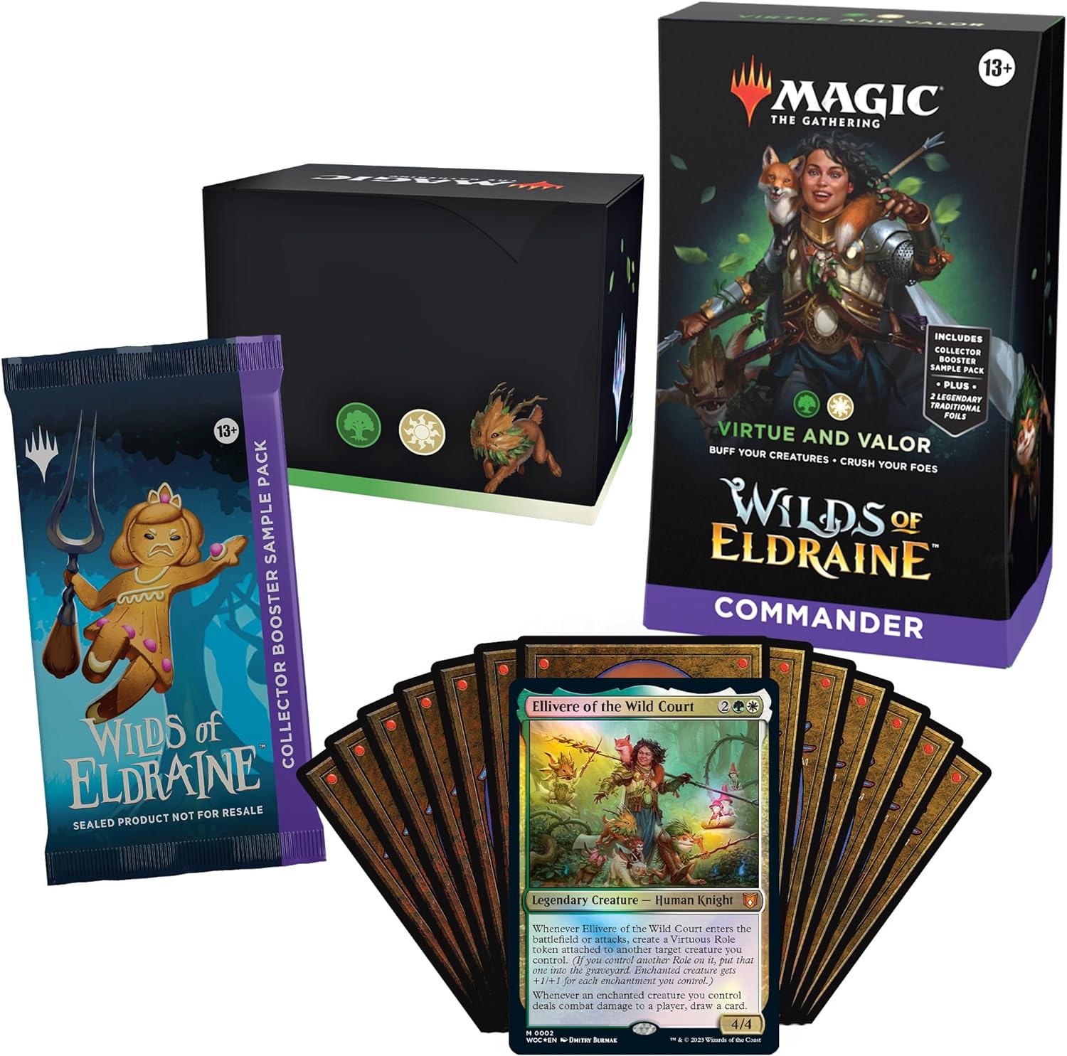 Magic: The Gathering: Mazo de comandante de Tierras salvajes de Eldraine