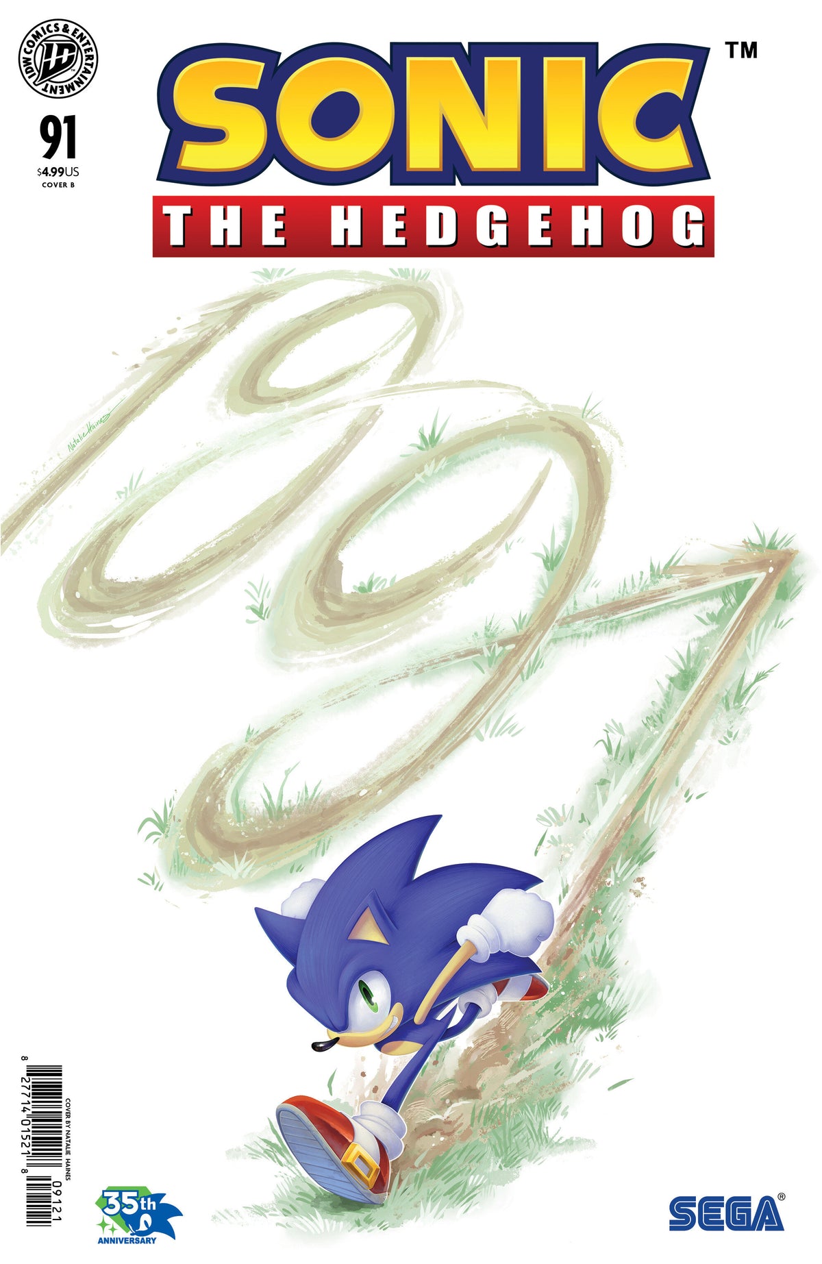 Sonic The Hedgehog #91 Variante B (Haines)