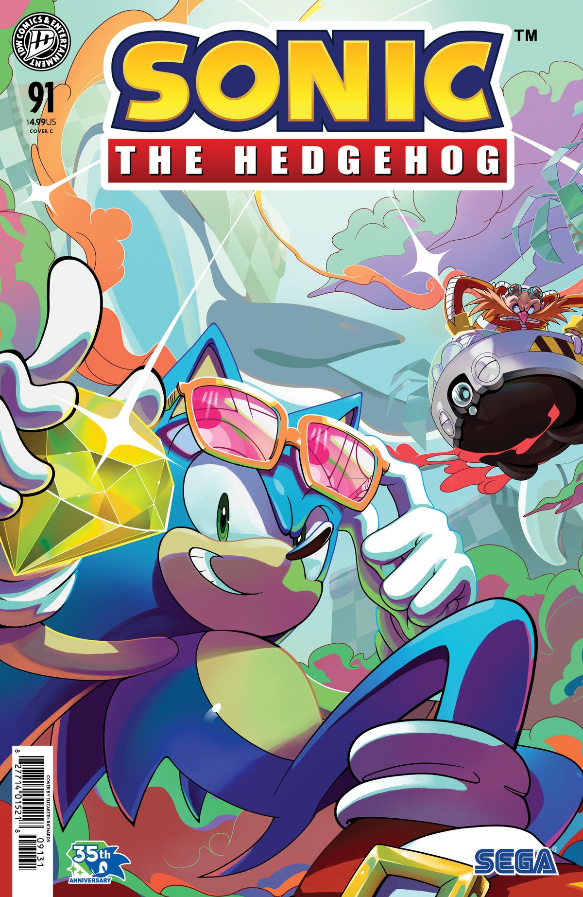 Sonic The Hedgehog #91 Variante C (Richards)