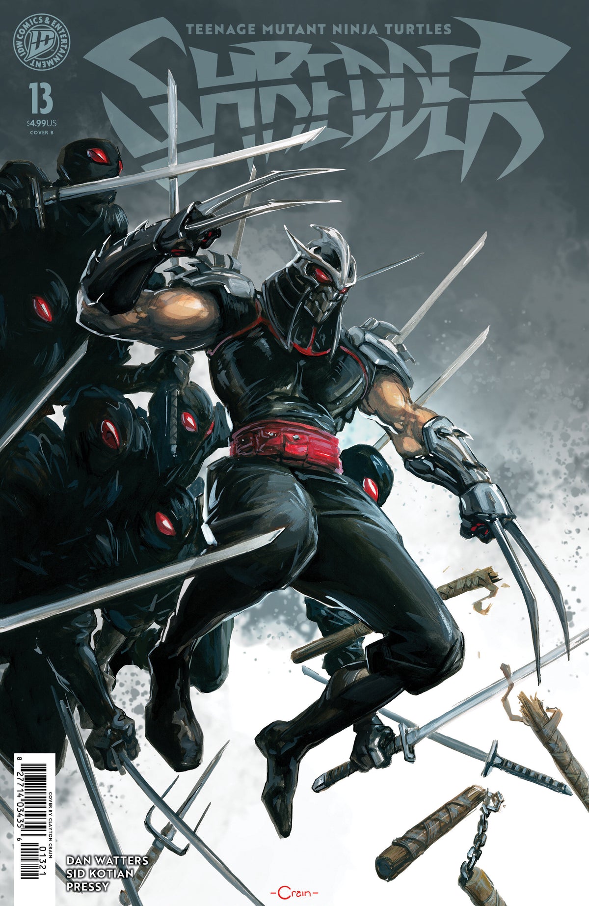Las Tortugas Ninja: Shredder #13 Variante B (Crain)