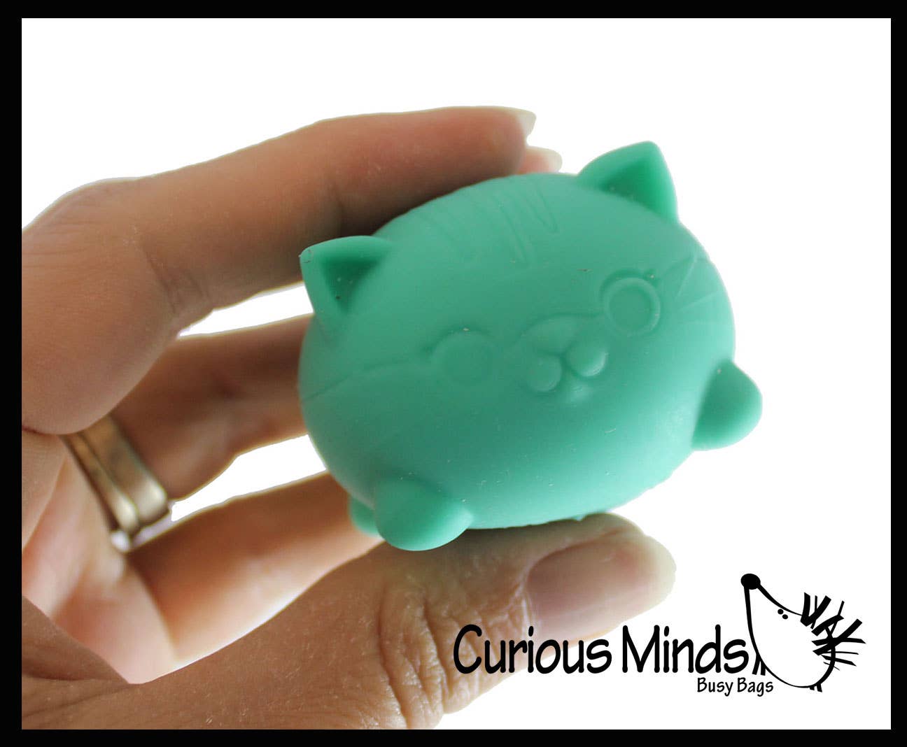 Bola elástica rellena de masa suave NeeDoh Teenie Cool Cat Groovy