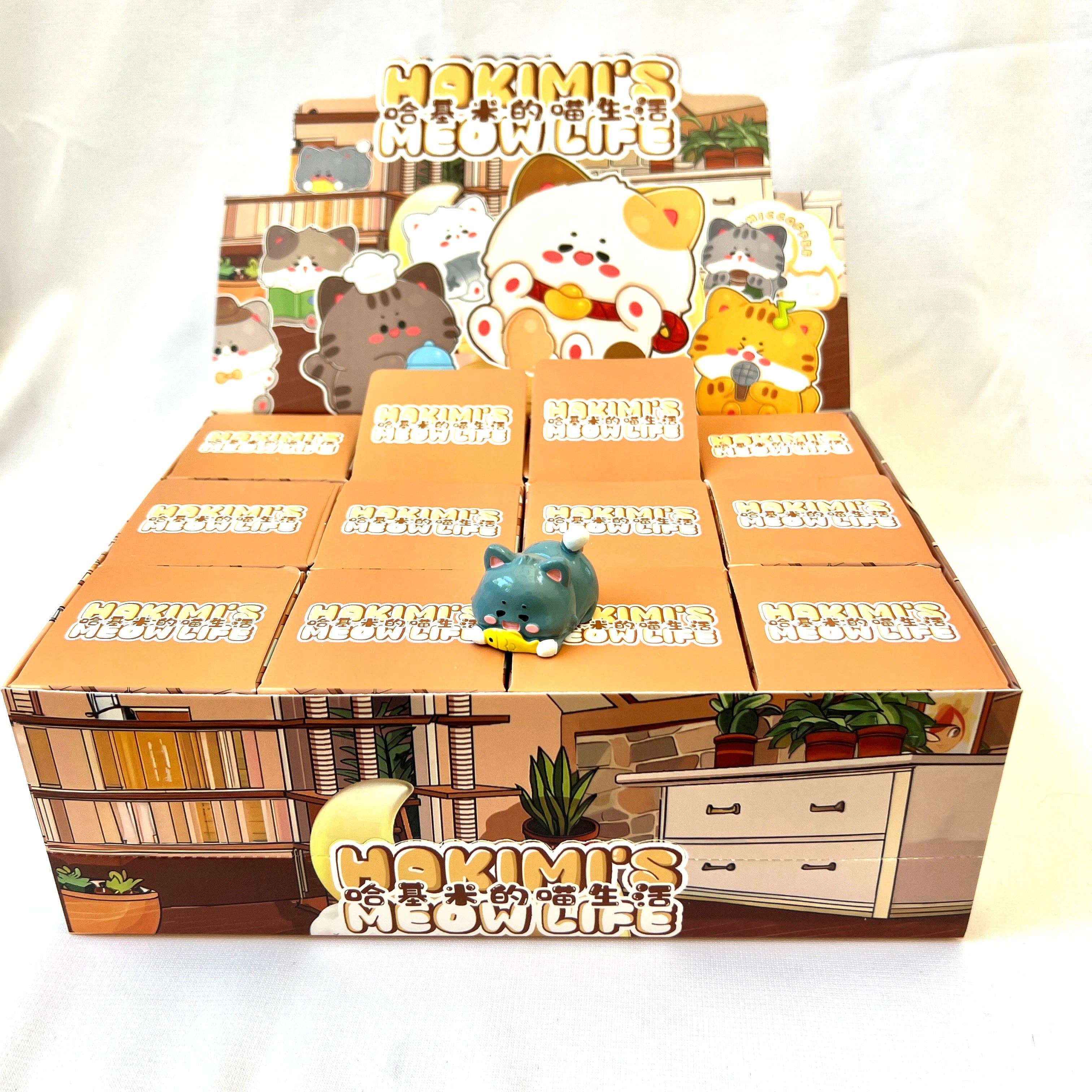 KITTEN HAKIMI'S MEOW LIFE CAT FIGURINE BLIND BOX