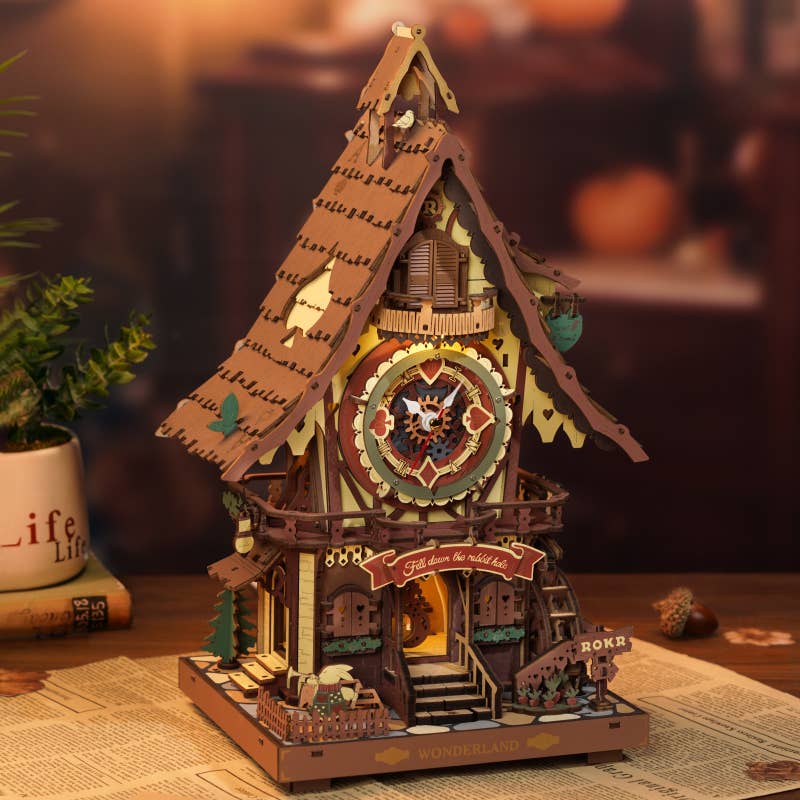 LC901C ROKR Cuckoo Clock Mechanical 3D Wooden Puzzles